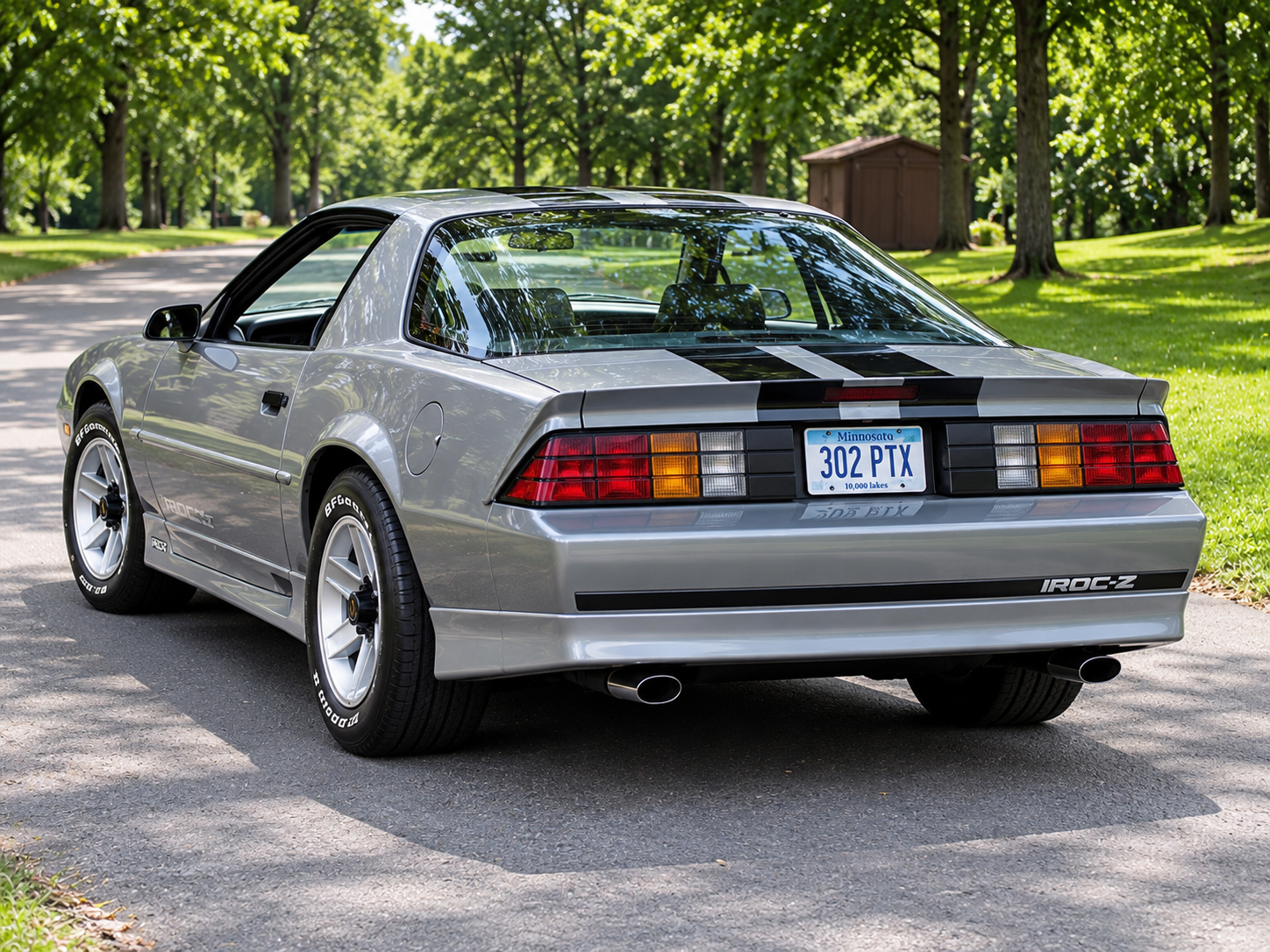 Harvest Culture Camaro, rear three-quarter view